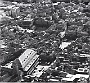 1982-Padova-Il sistema delle piazze delle Erbe e delle Frutta,dei Signori e del Duomo in una veduta aerea. (Adriano Danieli)